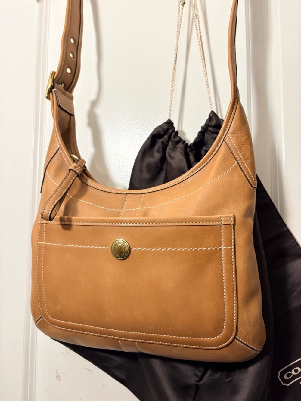 2007 COACH Bleecker Heritage Leather Crossbody Bag or Shoulder Bag - Picture 4 of 16